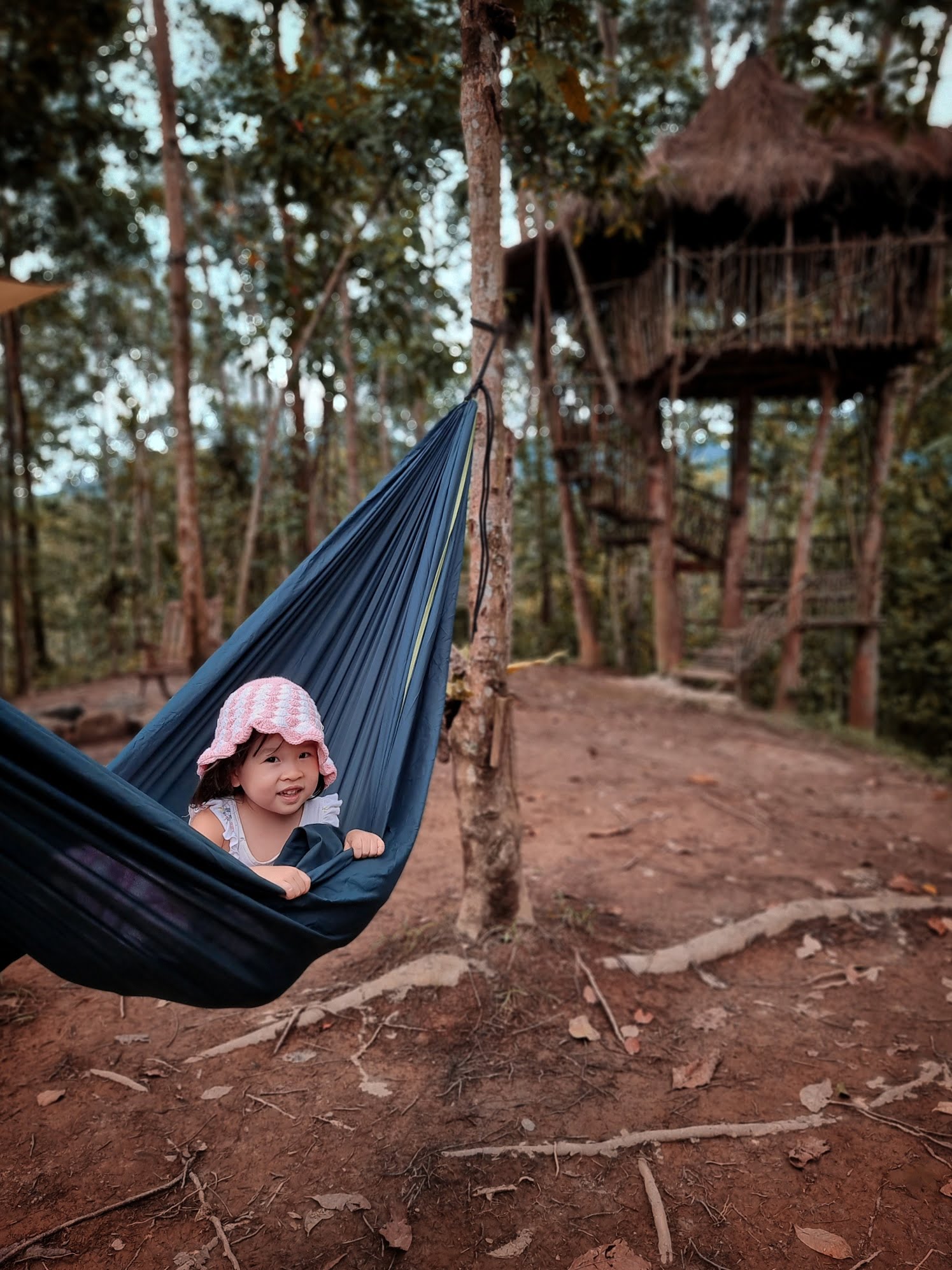 Treehouse private camping site in selangor Atasan Nature Retreat Malaysia