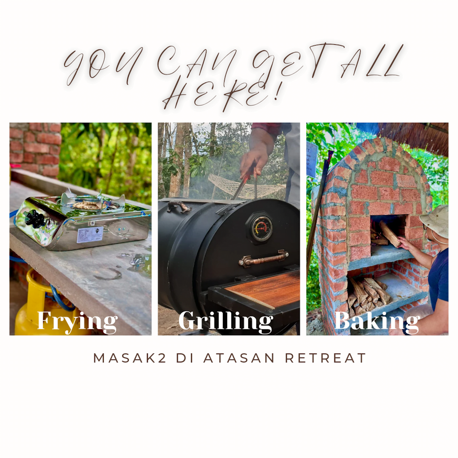 best glamping Selangor with BBQ at Atasan Nature Retreat in Selangor